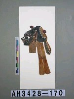 藏品(影偶頭—男文丑)的圖片